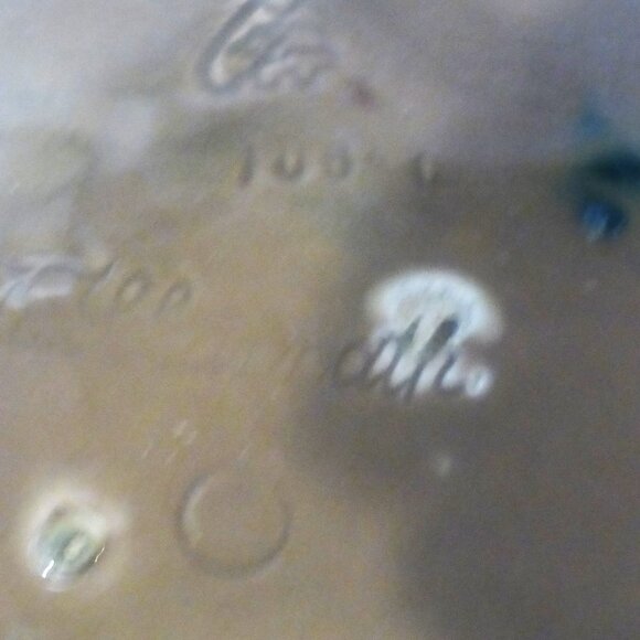 17.5" Deep POTTERY DISH w/ HANDLES Maker's Mark Pottery Planter Pottery Server - Picture 12 of 14